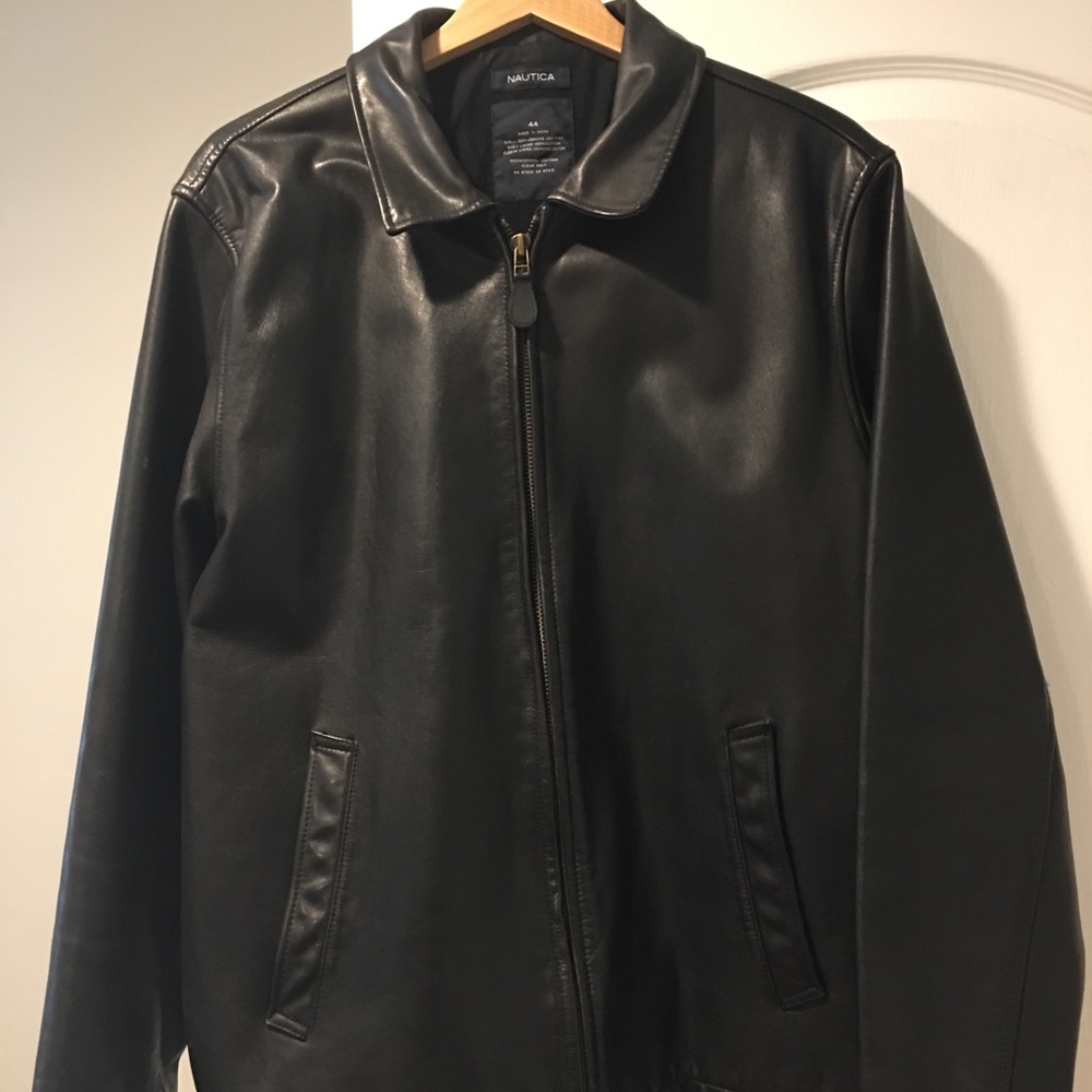 Nautica Leather Coat
